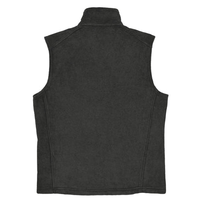 Mens America First Fleece Vest - Fueling Economic Prosperity (White Logo)