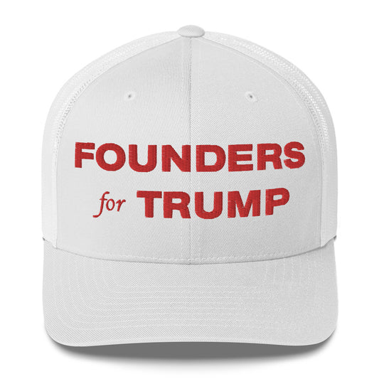 Founders for Trump Hat - Fueling American Prosperity (Red Logo)